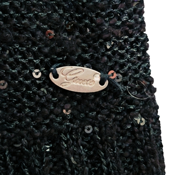GUESS Black Sweater with Sequins X-Small - Picture 4 of 5
